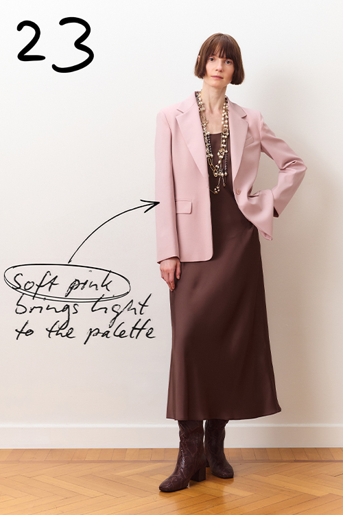 Robe longue en satin